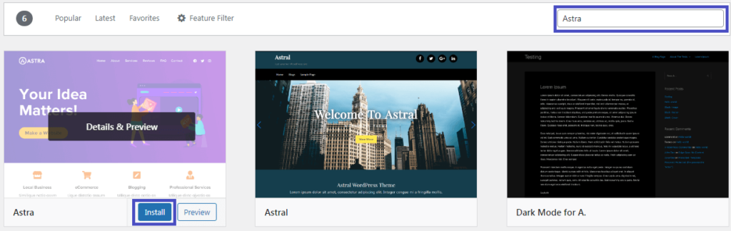 Install and Activate Astra Theme on Your Online Store RealBSG