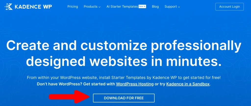 Download Kadence Theme For Free