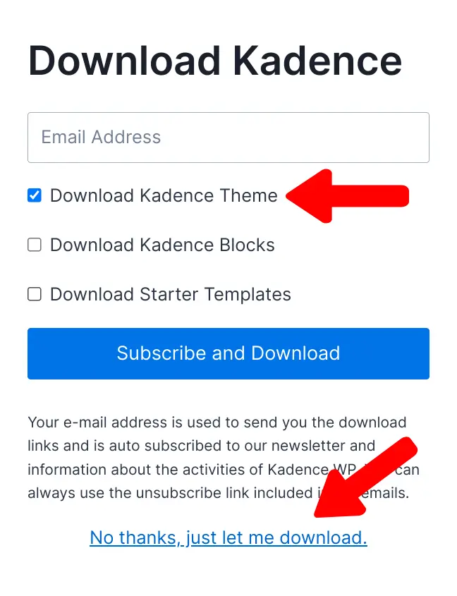 Download Kadence Theme For Free