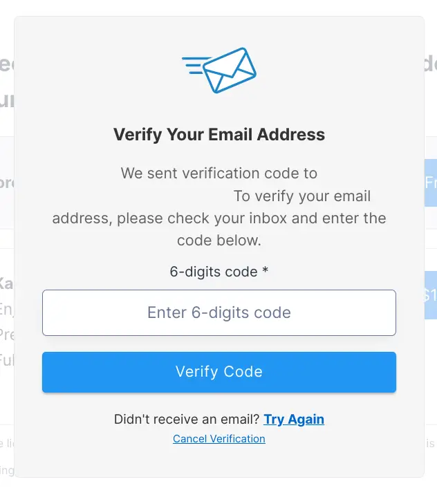 Verify Your Email Address For Kadence WP Account