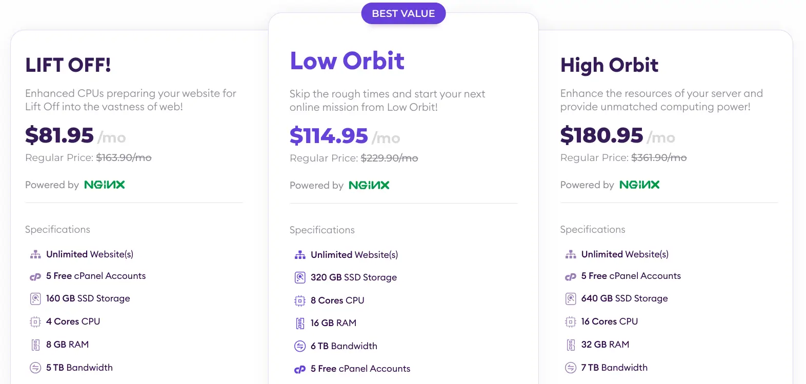 HostArmada Dedicated CPU Hosting Plans